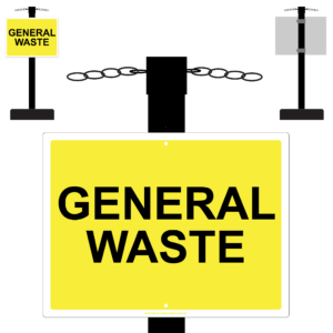 Pole Sign – General Waste