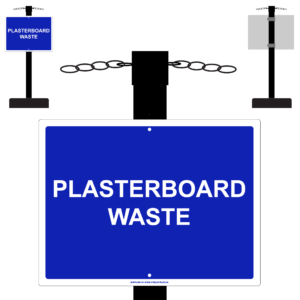 Pole Sign – Plasterboard Waste